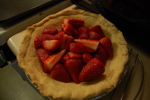 Strawberry Banana Cream Pie